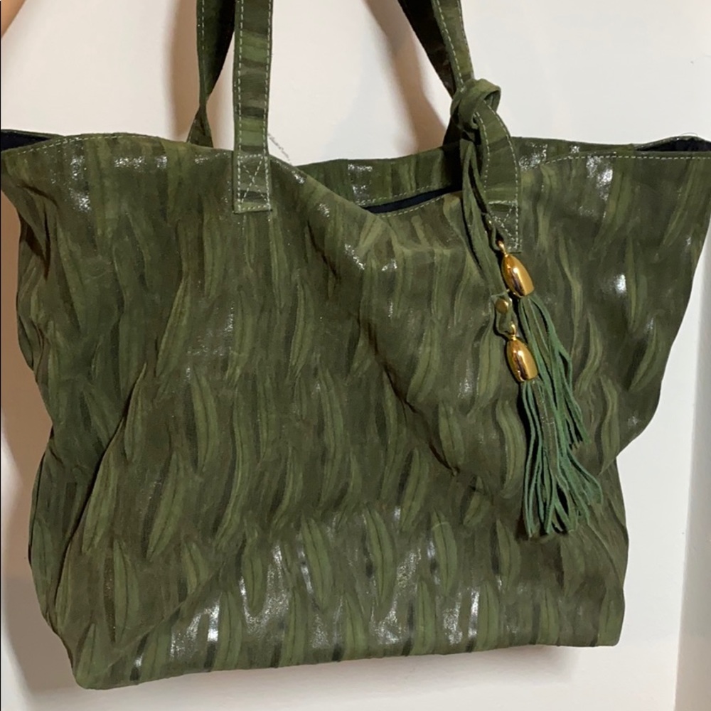 Soft forest green tote 👜 Viva Bags